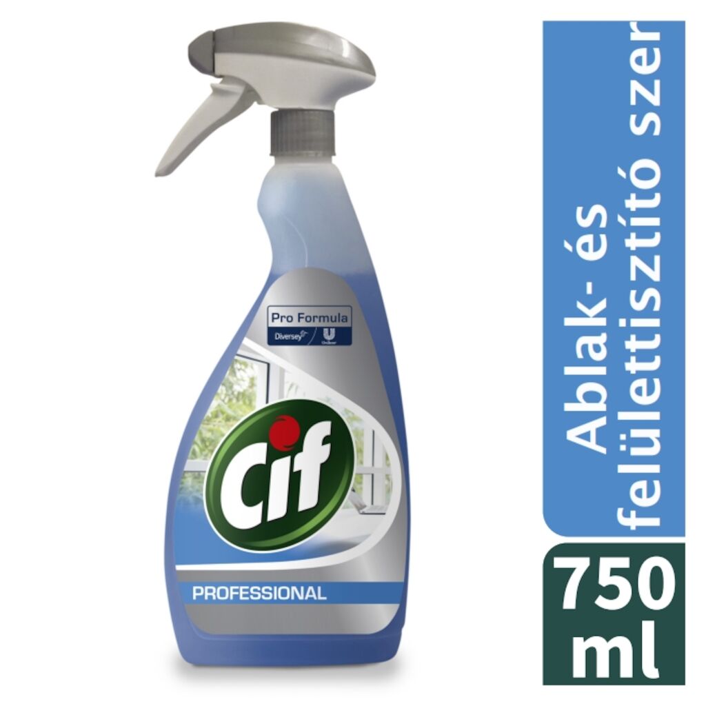 Cif Pro Formula Glass & Multi Surface 6x0.75L - Ablak- és felülettisztítószer